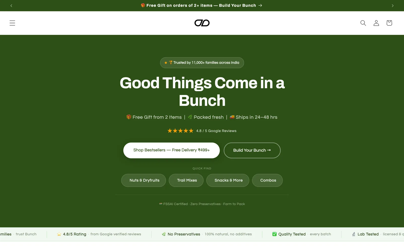 Bunch — Ecommerce / DTC